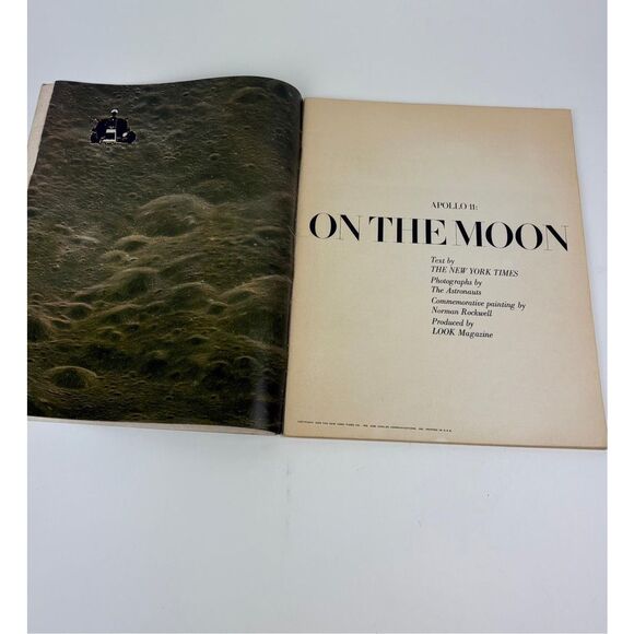 Vtg Pair of Magazines Life Off To The Moon July 1969 Look Apollo 11 On The Moon - Picture 7 of 10